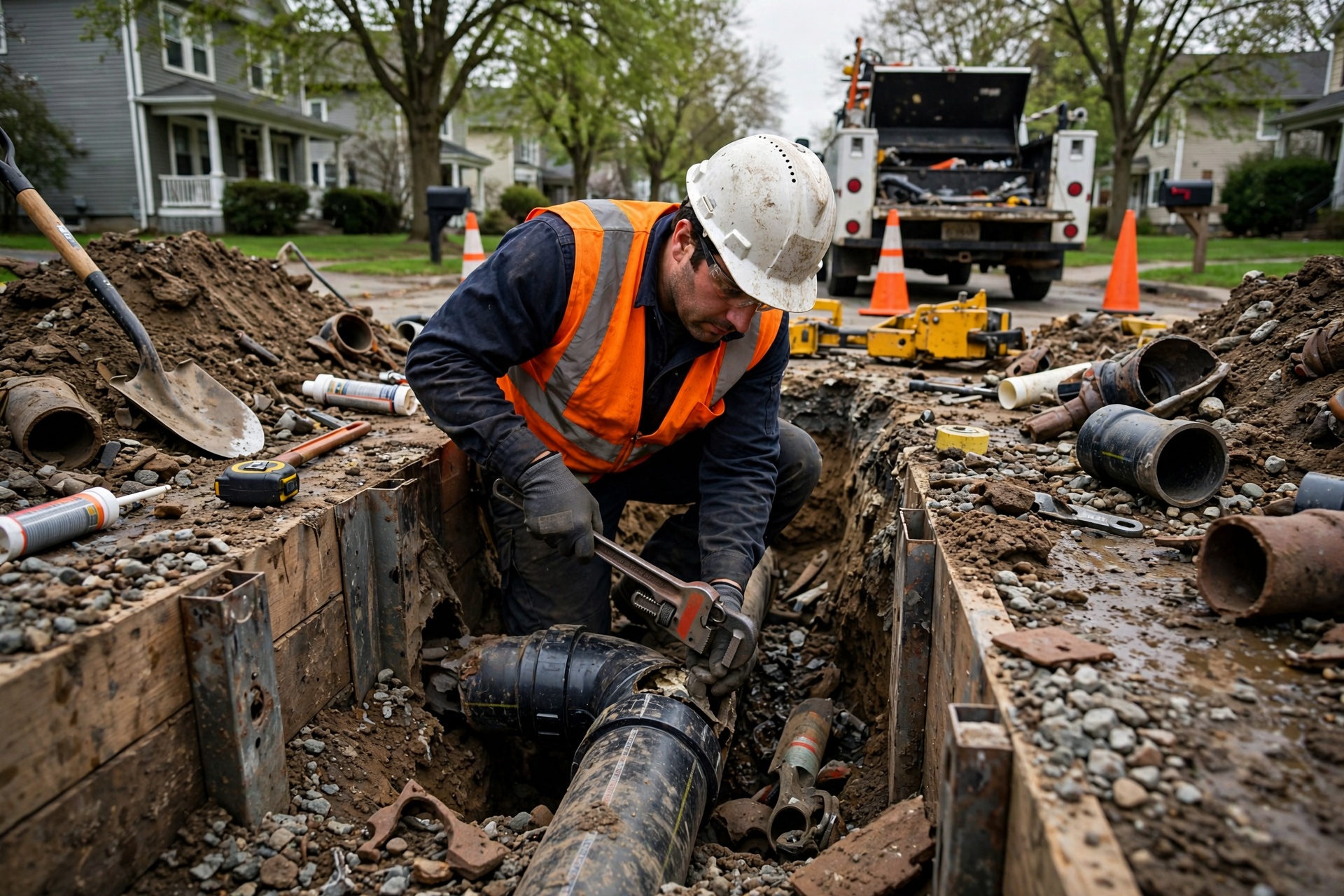 Sewer Line Repair in Melrose, MA